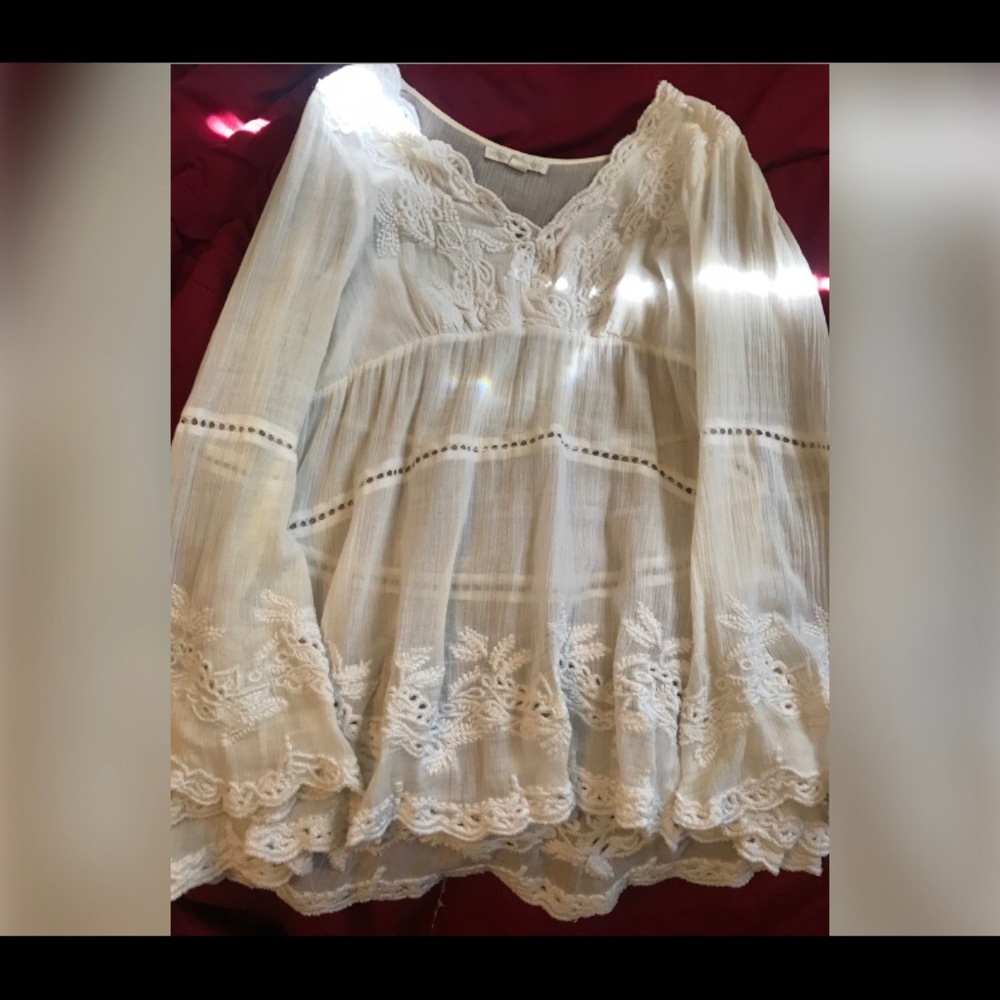 Sexy white lace embroidered dress🤍